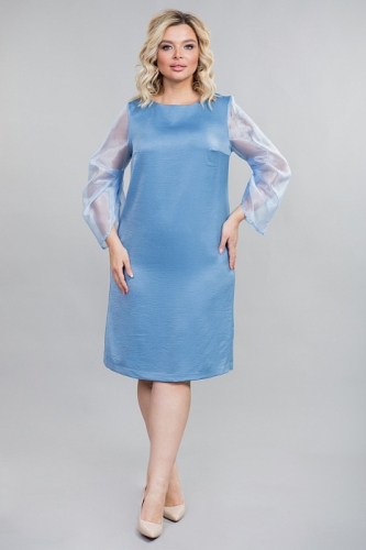 Платье 1098 голубой