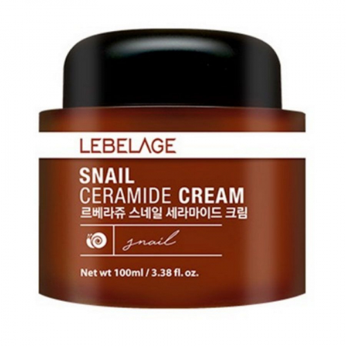 Lebelage Крем для лица с керамидами и муцином улитки / Snail Ceramide Cream, 100 мл