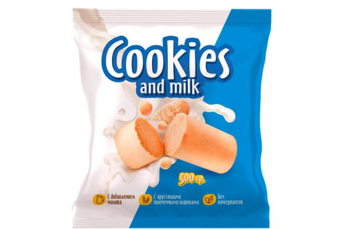Конфеты Cookies and milk (упаковка 0,5 кг)