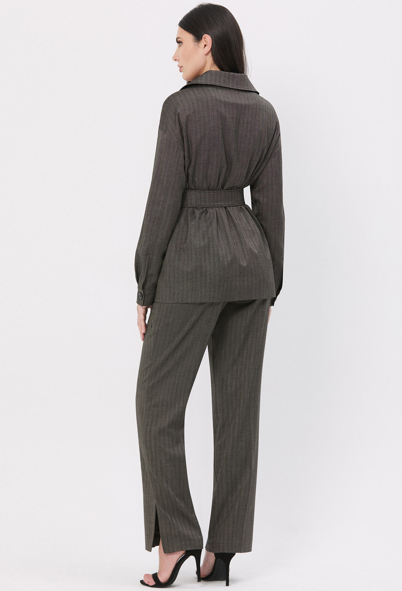 ст. цена1799руб.! Брюки Bazalini 4463 серо-коричневый