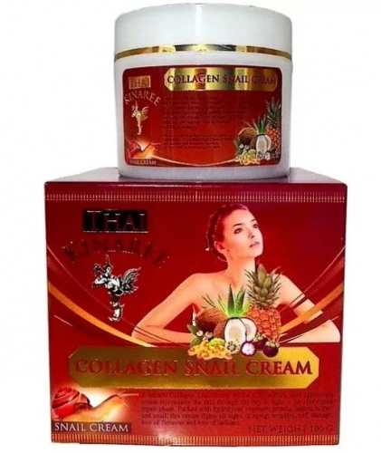 Крем для лица Snail Collagen 100 мл Thai Kinaree