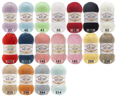 Пряжа Alize Cotton Baby Soft