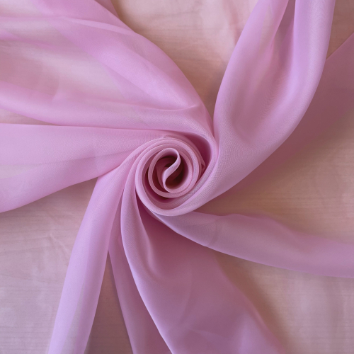 Однотонная вуаль Розовая пудра 300 см