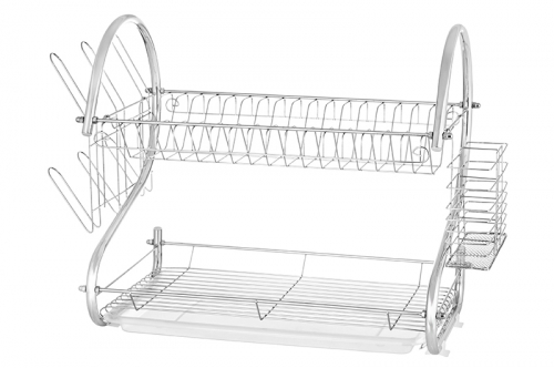 БЫЛО 1952 руб! Сушилка для посуды 2-х ярусная 51*24,5*37 см 