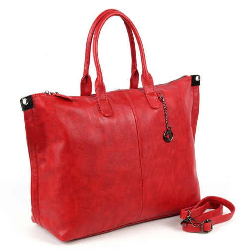 Женская сумка шоппер из эко кожи А-3841 Ред