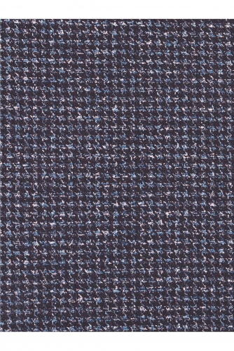 Комплект (жилет+брюки) АПРЕЛЬ #823761Гусиная лапка мелкая текстильная синий+полоска белая на темно-синем99
