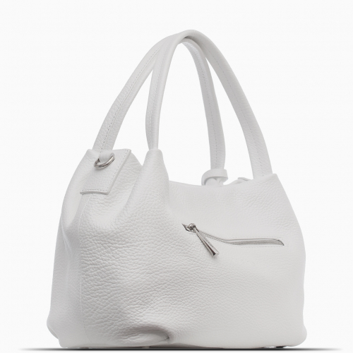 Сумка: Женская кожаная сумка Richet 2959LN 256 Белый