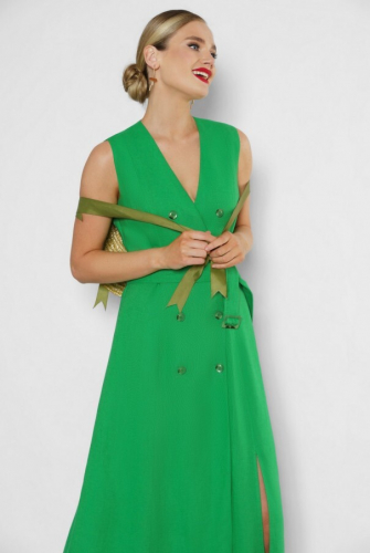 Платье 23-131-1 зелен