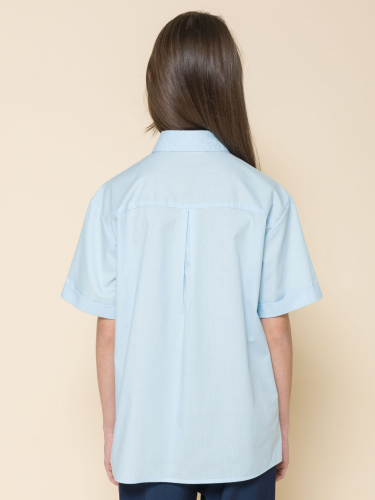 GWCT8131 Блузка для девочек Голубой(9)