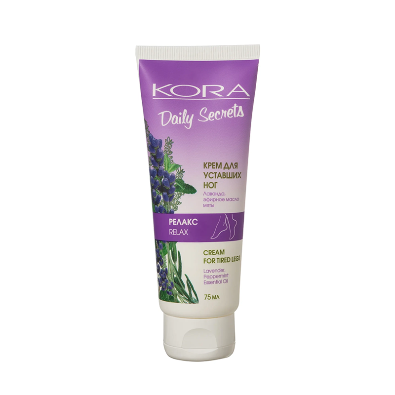 КОРА Крем для уставших ног релакс / KORA 75 мл