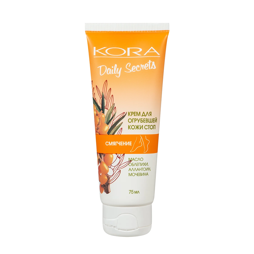 КОРА Крем для огрубевшей кожи стоп смягчение / KORA 75 мл