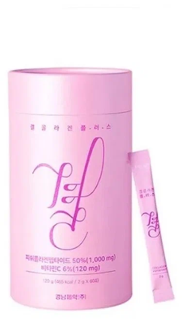 Gyeol / ПИТЬЕВОЙ КОЛЛАГЕН С ВИТАМИНОМ С COLLAGEN PINK 120гр (2гр*60шт)