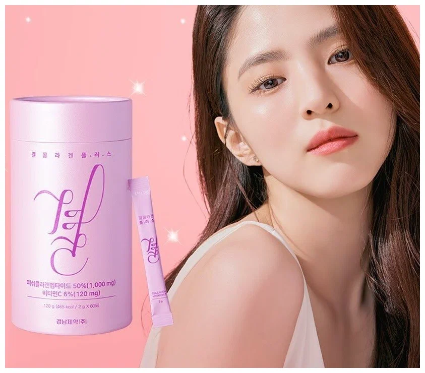 Gyeol / ПИТЬЕВОЙ КОЛЛАГЕН С ВИТАМИНОМ С COLLAGEN PINK 120гр (2гр*60шт)