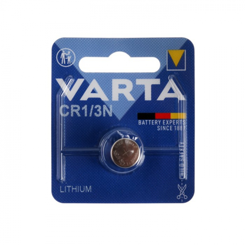 Батарейка литиевая Varta, CR1/3N -1BL, 3В, блистер, 1 шт.