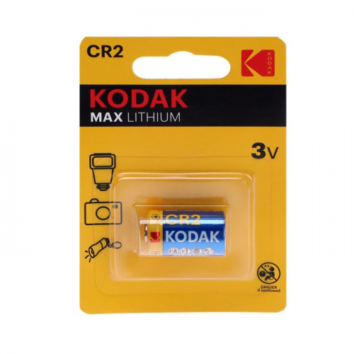 Батарейка литиевая Kodak Max, CR2 (KCR2-1, CR17355)-1BL, блистер, 1 шт.