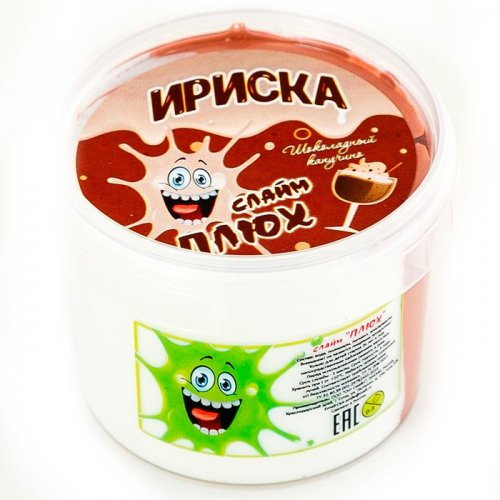 Лизун Слайм Плюх Ириска 2-х цвет. Шоколадный капучино 80гр. в Нижнем Новгороде