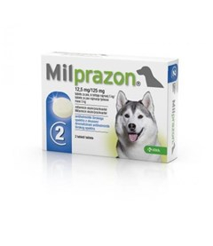 КRКА Милпразон 2*12,5 мг/125 мг для собак крупных пород