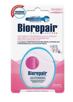 Biorepair Filo Cerato Espandibile / Вощеная расширяющаяся зубная нить