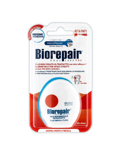 Biorepair Filo Non Cerato Ultrapiatto / Невощеная ультра-плоская зубная ...