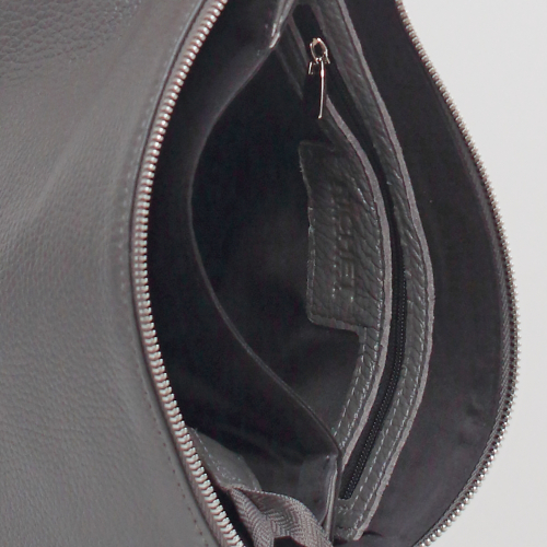 Сумка: Женская кожаная сумка Richet 2766LN 341 Серый