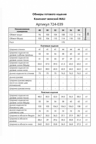 Комплект 724-039 василек