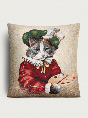 Кот художник Наволочка 45х45 см 239551 NEW