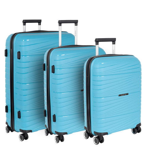 Комплект из 3-х PP чемоданов РР820 Polar (Синий)