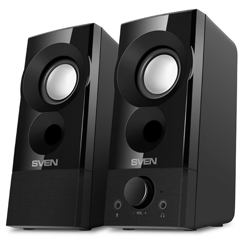 Колонки Sven 357, 2*3W, питание через USB, черный 353149, 263169