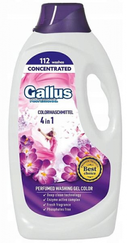 600р. 687р.GALLUS Professional Perfumed гель 4,05L цветной  - 112 стирок