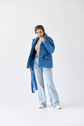 Куртка женская демисезонная 23980 (лазурно-синий)