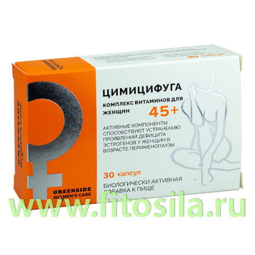 Цимицифуга с комплексом витаминов для женщин 45+