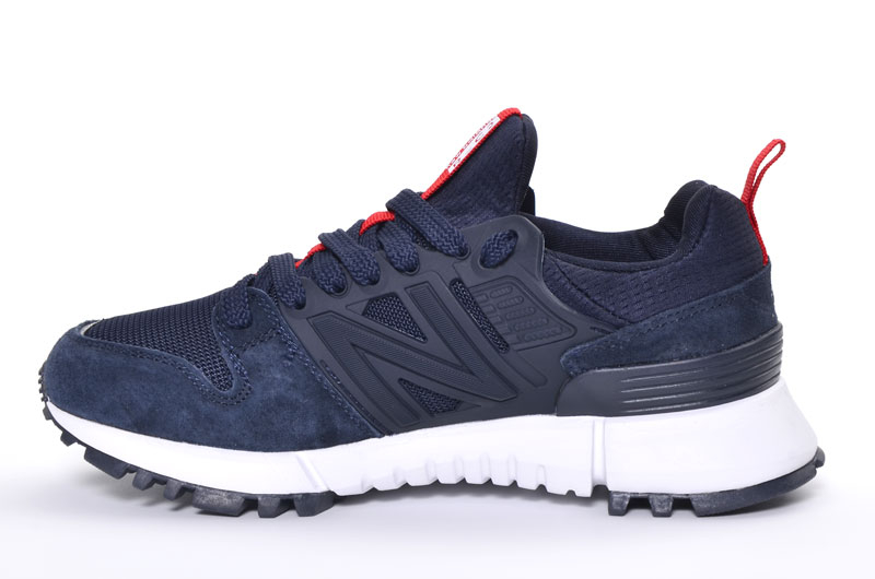Sport + NB DB1321-3 Кроссовки син текстиль+ замша
