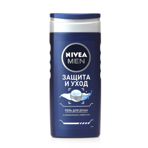 Гель для душа NIVEA MEN Защита и Уход 2в1 с экстрактом Алоэ вера (250мл)