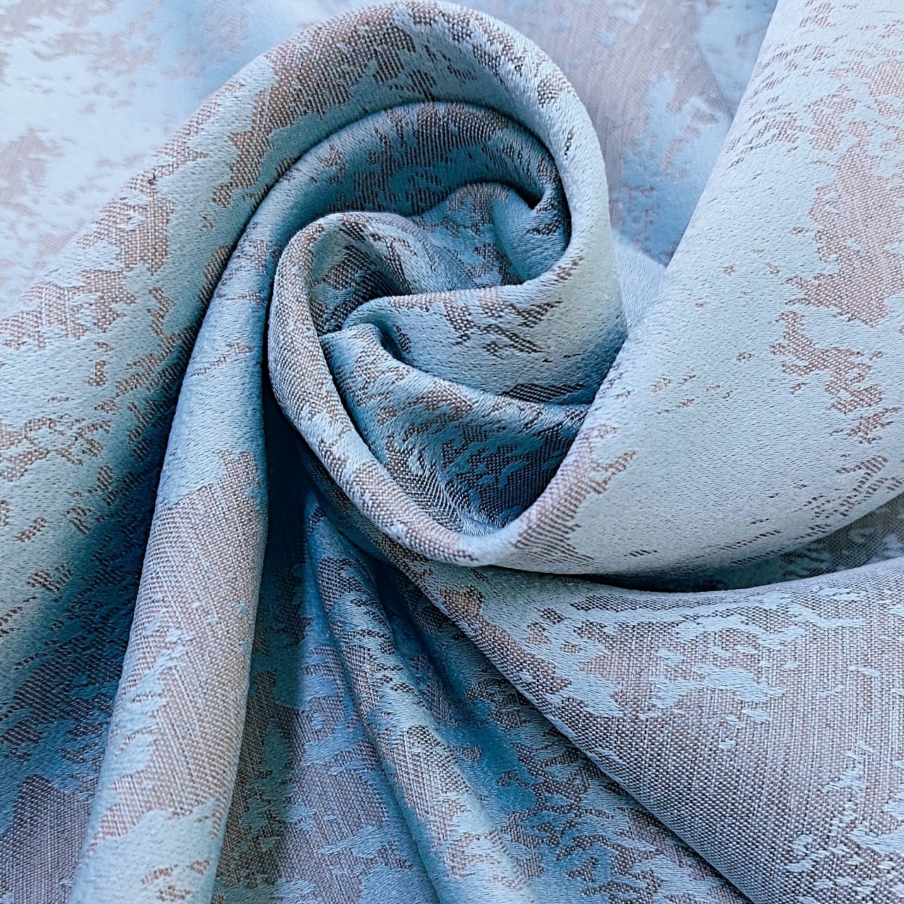 Жаккард софт Ментоловый 280 см, Замер штор, Обработка Ткани ...