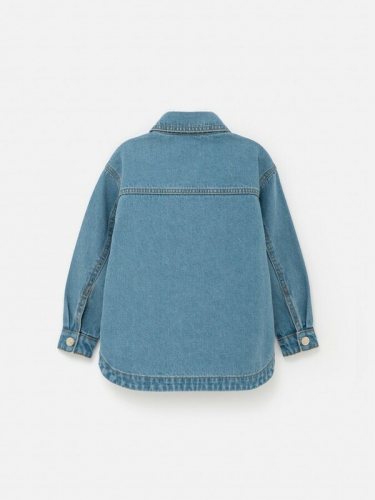 Куртка джинсовая детская для девочек Swup 20220750011 синий