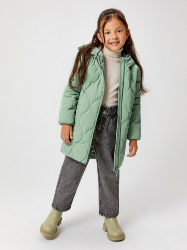 Пальто детское для девочек Sonore 20220670016 бледно-зеленый