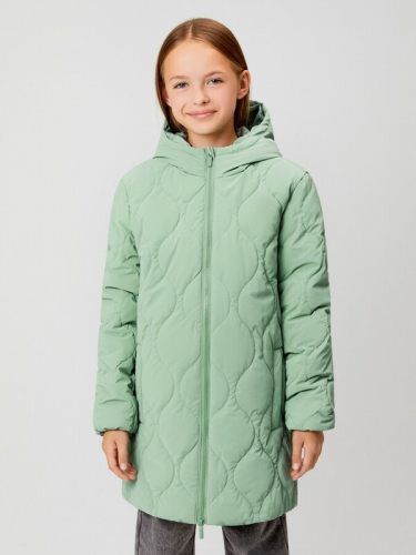 Пальто детское для девочек Sonore 20210670016 бледно-зеленый