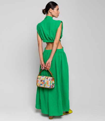 Платье #ОТЦ04002, зелёный
