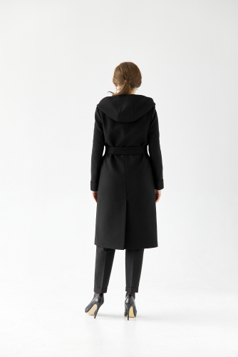 Пальто женское демисезонное 25020 (черный )