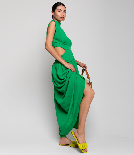 Платье #ОТЦ04002, зелёный