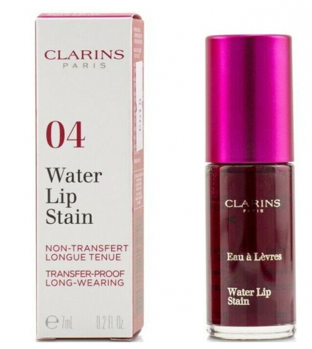Clarins Water Lip Stain Пигмент для губ, Тон 04, 7 мл.