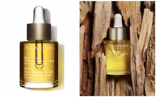 Clarins Santal Масло для лица для сухой и чувствительной кожи, 30 мл.
