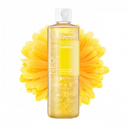 Neogen Dermatology Real Flower Cleansing Water Calendula Мицеллярная вода с экстрактом календулы, 300 мл. 