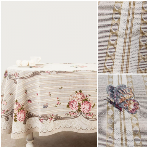 Outlet Певчие птички Скатерть овал 160х260 см 2310204