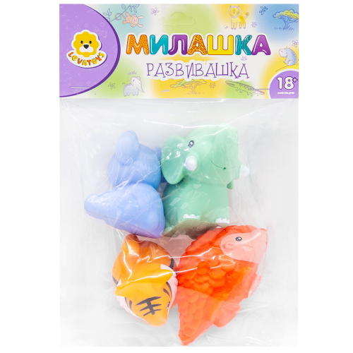 Набор резиновых игрушек для ванны Levatoys 100-BYSDK в пак.. в Нижнем Новгороде