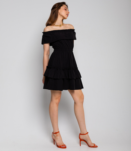 Ст.цена 910руб.Платье #КТ6063 (1), чёрный