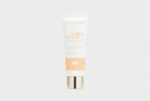Clarins Milky Boost Cream Glow & Care Тональный крем с эффектом сияния Тон 02 и 03.5, 45 мл.