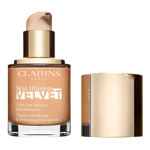 Clarins Skin Illusion Velvet Natural Matifying&Hydrating Foundation Увлажняющий тональный крем с матовым покрытием Тон 107C, 30 мл.