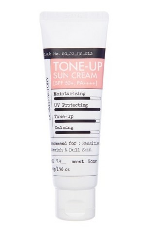 DERMA FACTORY Inorganic Tone-up Sun Cream Выравнивающий тон солнцезащитный крем 50г