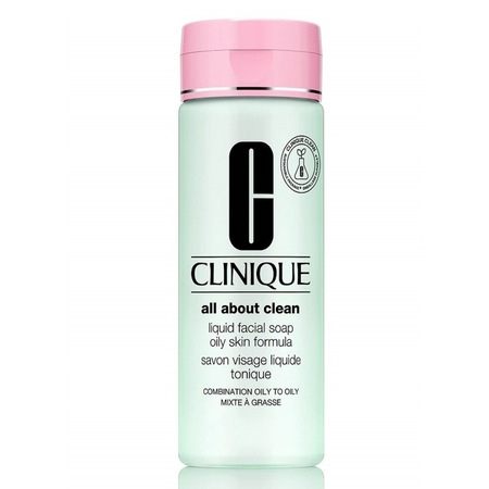 Clinique Liquid Facial Soap Oily Skin Сильнодействующее жидкое мыло для жирной кожи, 200 мл.